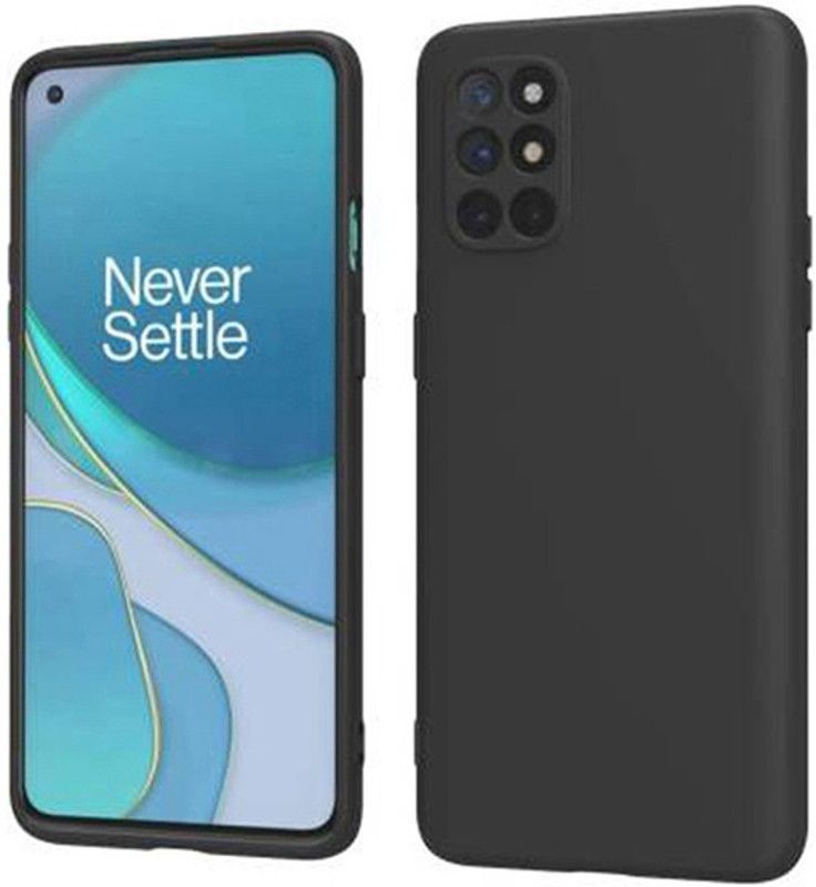 Stunny Back Cover for One Plus 9R  (Black, Grip Case, Pack of: 1)