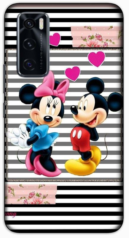 CROKIAN Back Cover for ViVO V20 SE Micky minni mouse Back Cover  (Multicolor, Hard Case, Pack of: 1)