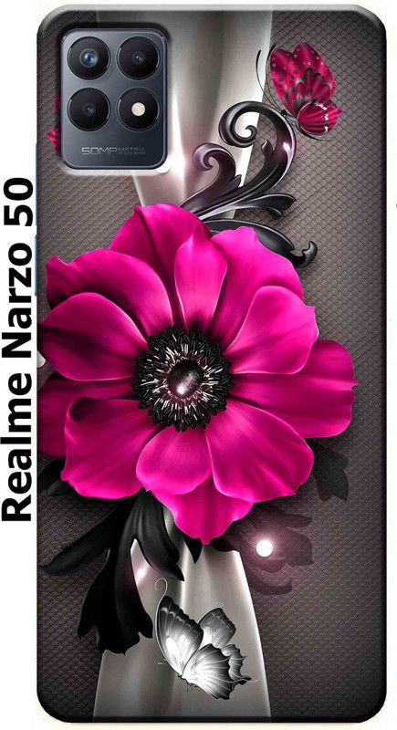 YornoSis Back Cover for Realme narzo 50 2776  (Multicolor, Matte Finish, Silicon, Pack of: 1)