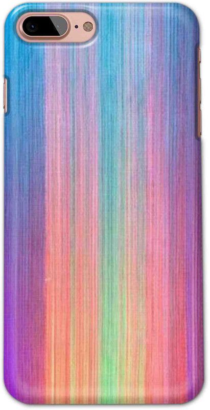 NDCOM Back Cover for iPhone 8 Plus Fabric Colors Printed  (Multicolor, Hard Case, Pack of: 1)