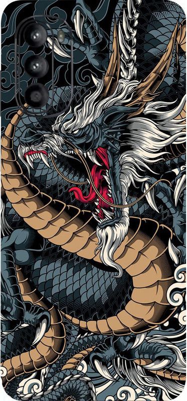 AsSkin Motorola G52, motorola g52 Mobile Skin  (Ultra Super Dragon Snake Skin With High Gloss Finish).)