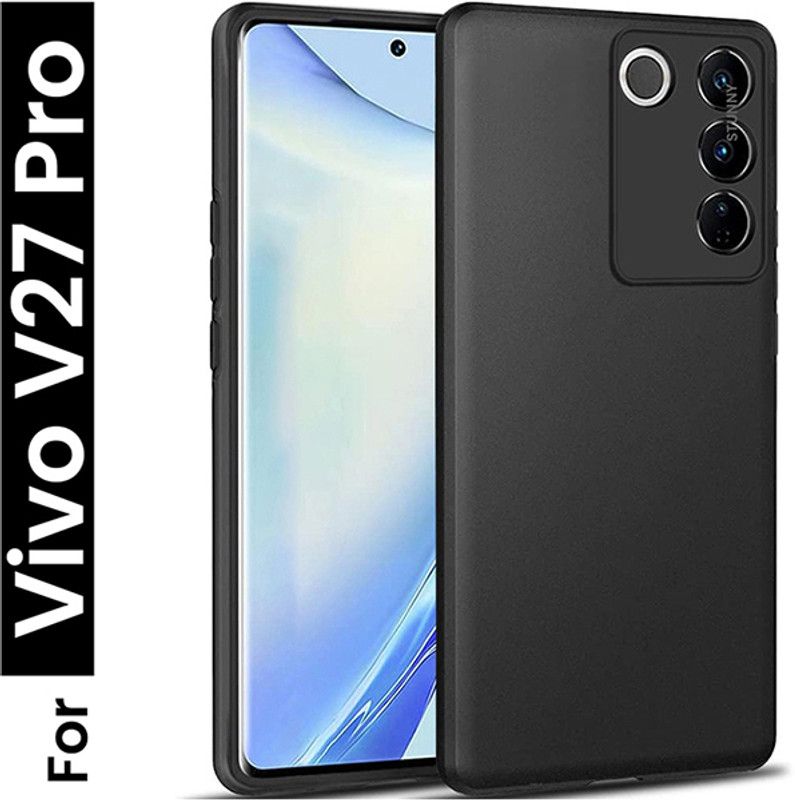 Stunny Back Cover for VIVO V27 PRO (5G), VIVO V27 Pro  (Black, Pack of: 1)