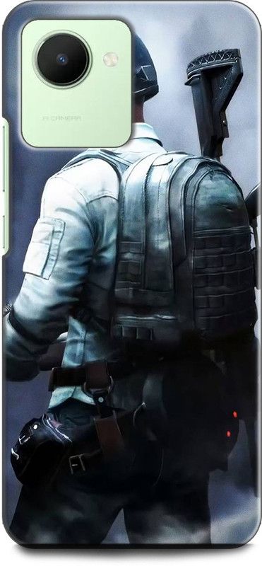 WallCraft Back Cover for Realme C30s, RMX3690 PUBG, GAME  (Multicolor, Dual Protection, Pack of: 1)