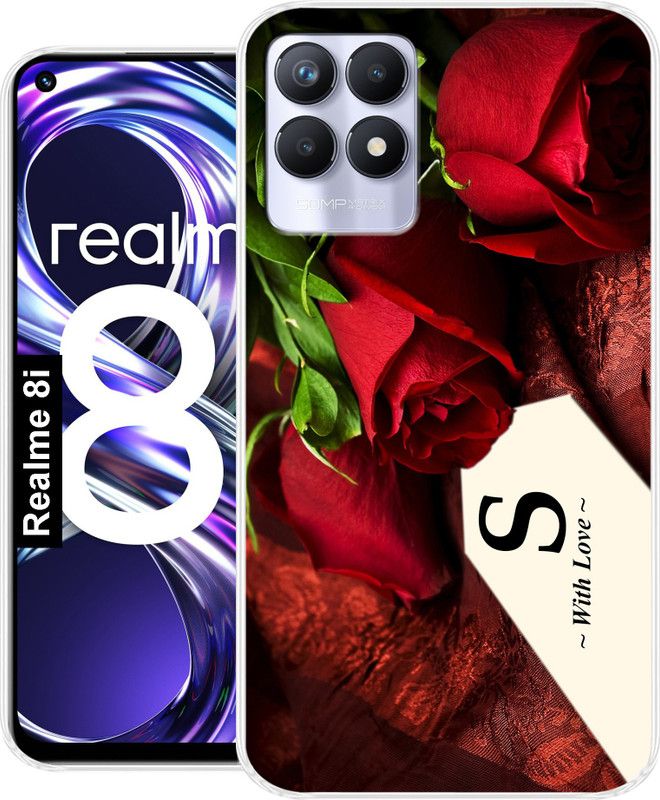 Tokito Back Cover for Realme 8i Cases & Cover  (Multicolor, Grip Case, Silicon, Pack of: 1)