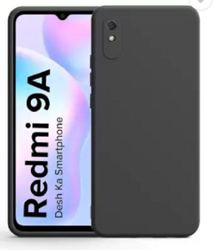 SravAlikA Back Replacement Cover for MI 9A, MI 9i  (Black, Grip Case, Pack of: 1)