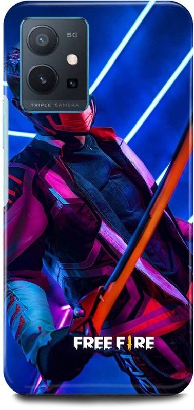 JUGGA Back Cover for OnePlus Nord CE 2 5G, FREE, FIRE, GAME, TEAM  (Blue, Hard Case, Pack of: 1)
