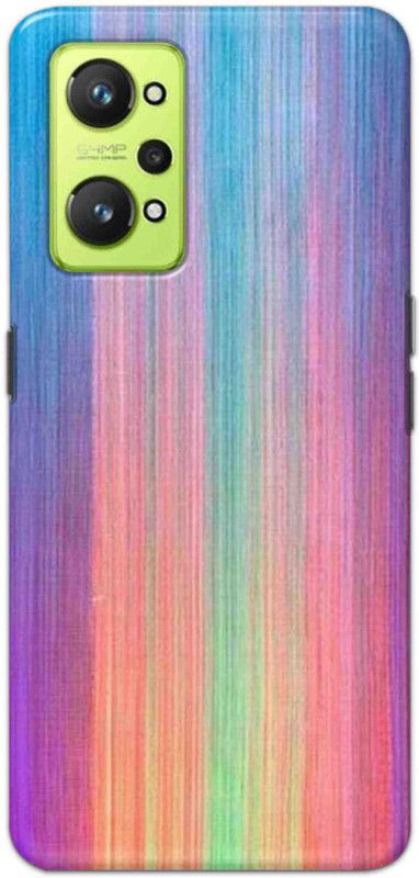 NDCOM Back Cover for Realme GT 2 Fabric Colors Printed  (Multicolor, Hard Case)