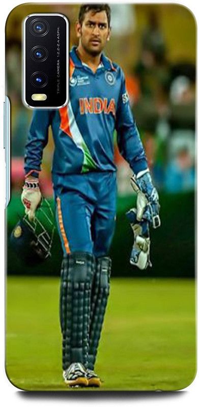 ORBIQE Back Cover for Vivo Y20 V2029 MS DHONI 7, MAHENDRA SINGH DHONI, DHONI, CRICKET, JERSEY  (Multicolor, Shock Proof)
