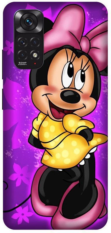 Yoprint Back Cover for Redmi Note 11 5G micky mouse Printed cover  (Multicolor, Hard Case, Pack of: 1)