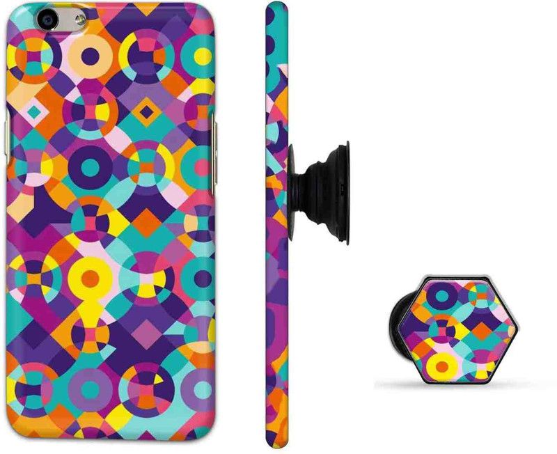 Priyanshi Back Cover for Oppo F1s  (Multicolor, Cases with Holder, Pack of: 2)