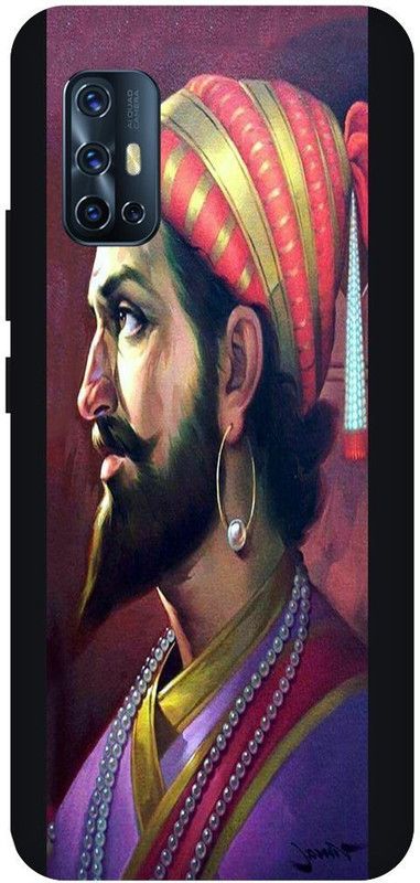 THE NARAYANA COLLECTIONS Back Cover for VIVO V17- 1919-CHATARPATI,SHIVAJI,MAHARAJ,RAJE,MARATHA  (Multicolor, Hard Case, Pack of: 1)