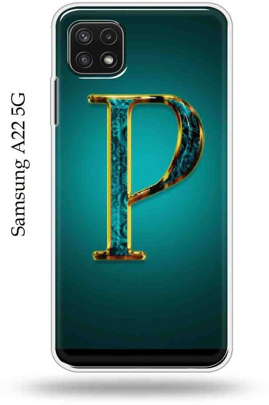 Printcase Back Cover for Samsung Galaxy A22 5G  (Green, Dual Protection, Silicon, Pack of: 1)