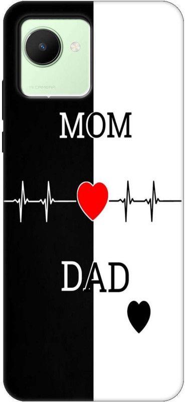 iprinto Back Cover for realme C30, RMX3581, realme C30s, RMX3690 Mom & Dad Love Back Cover  (Multicolor, Hard Case, Pack of: 1)