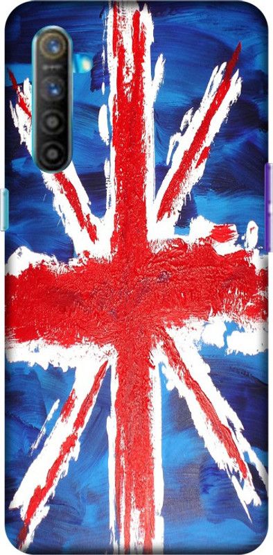 PNBEE Back Cover for Realme XT, RMX1921- UK Flag Print Mobile Case Cover  (Multicolor, Hard Case, Pack of: 1)