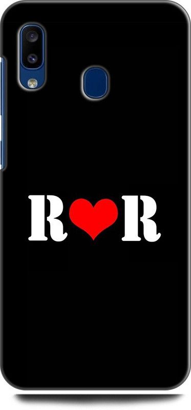 Afterglow Back Cover for SAMSUNG Galaxy A30 R R, R LOVES R, R NAME, LETTER, ALPHABET, RR LOVE, HART  (Multicolor, Shock Proof, Pack of: 1)