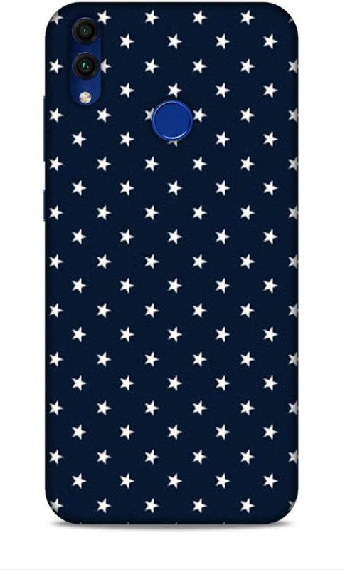 Keviv Back Cover for Honor 8C  (Black, White, 3D Case, Pack of: 1)