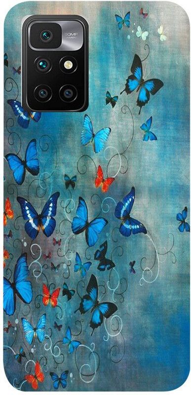 Skyhawk Back Cover for Redmi 10 Prime  (Blue, Silicon, Pack of: 1)