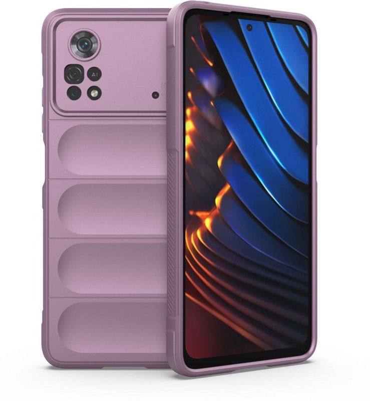 Cover Alive Back Cover for Poco X4 Pro 5G  (Pink, Camera Bump Protector, Pack of: 1)