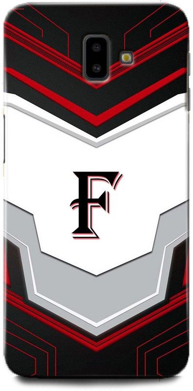 Afterglow Back Cover for SAMSUNG Galaxy J6 Plus F, F LETTER, F NAME, F ALPHABET, ALPHABET  (Multicolor, Shock Proof, Pack of: 1)