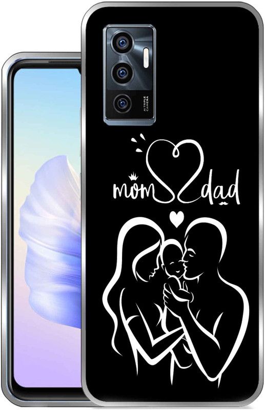eBoggy Back Cover for Vivo V23e  (Multicolor, Dual Protection, Silicon, Pack of: 1)