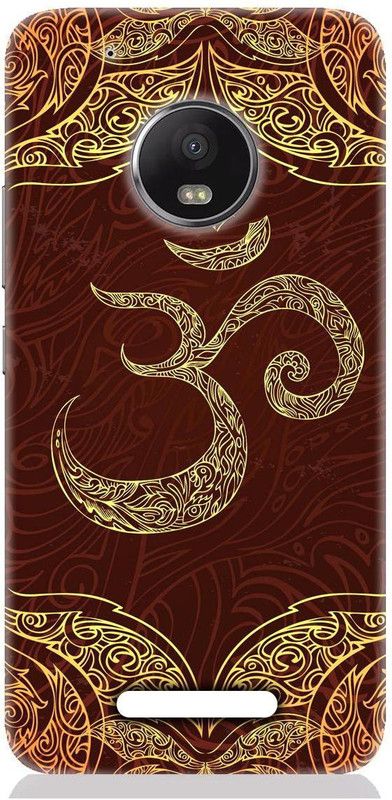 Smutty Back Cover for Motorola Moto C - Om Print  (Multicolor, Hard Case, Pack of: 1)