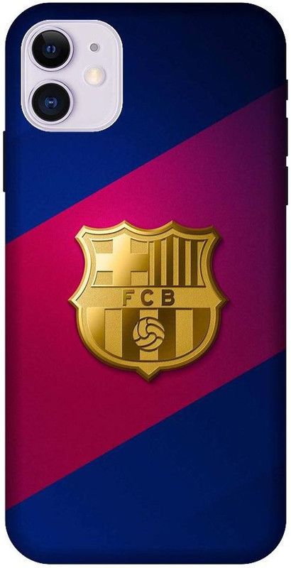 BYXIS Back Cover for iphone 11 FCB, Barcelona, Football club, Messi, Sports, Football  (Multicolor, Shock Proof, Pack of: 1)