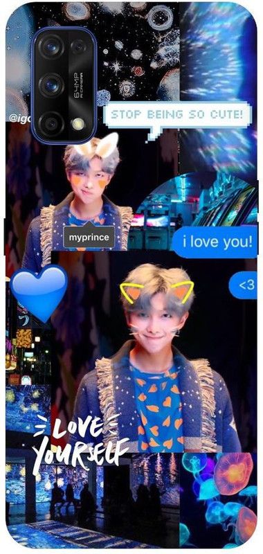 URCHIN Back Cover for Realme 7 BTS, bts, BTS army, BTS Love, bts singers, korean male, korean, Bangtan Boys  (Multicolor, Shock Proof)
