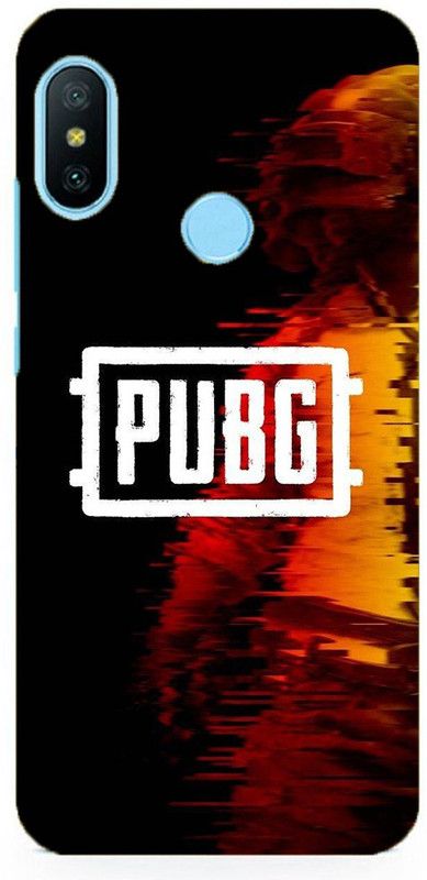 NDCOM Back Cover for Redmi Note 6 Pro PUBG Game Printed  (Multicolor, Hard Case, Pack of: 1)
