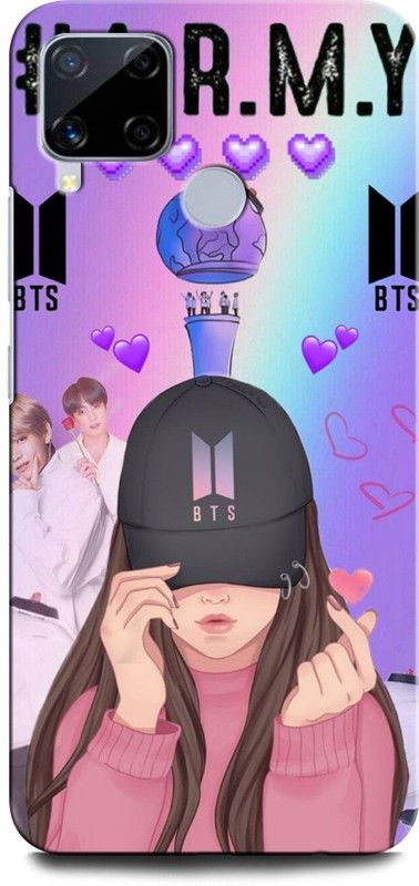 INTELLIZE Back Cover for Realme C15 BTS X ARMYJUNGSHOOK, KOREAN, HEARTBEAT, BTS, BEAT, SINGER  (Multicolor, Hard Case, Pack of: 1)