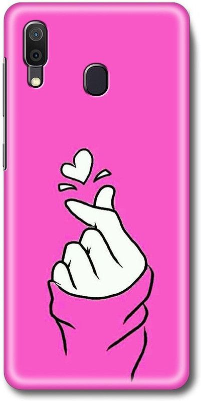 Hello case Back Cover for Samsung Galaxy A20, Samsung Galaxy A30, Samsung Galaxy M10S  (Pink, White, Hard Case)