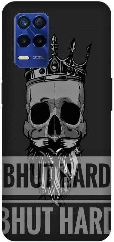 Bluvver Back Cover for Realme 8s 5G , RMX3381, Printed Bhut Hard Back Cover  (Multicolor, Hard Case, Pack of: 1)