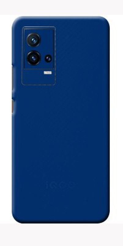 AsSkin Vivo iQoo9 5G Mobile Skin  (Ultra Super Dark Blue Matte Skin With High Matte Finish.)