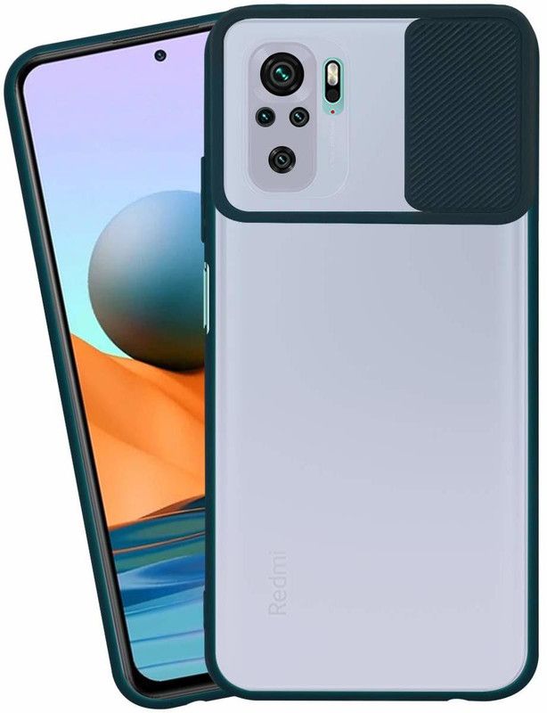 Shining Stars Bumper Case for Xiaomi Note 10T  (Green, Camera Bump Protector, Pack of: 1)