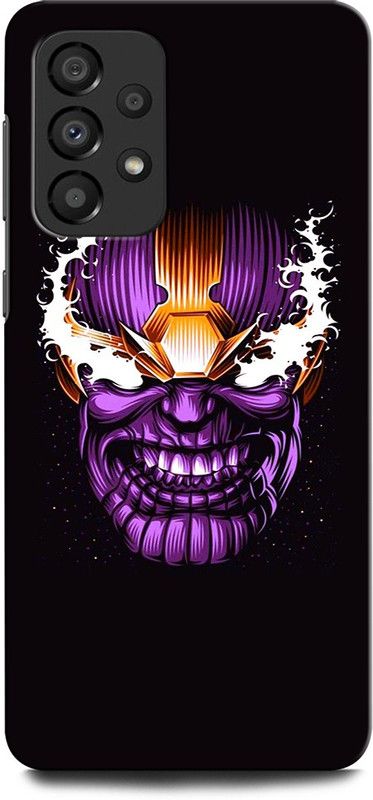GRAFIQE Back Cover for SAMSUNG Galaxy A33 THANOS, AVENGER, COMIC, DC, EVIL, MARVEL, ULTRON, AVENGER  (Multicolor, Shock Proof, Pack of: 1)