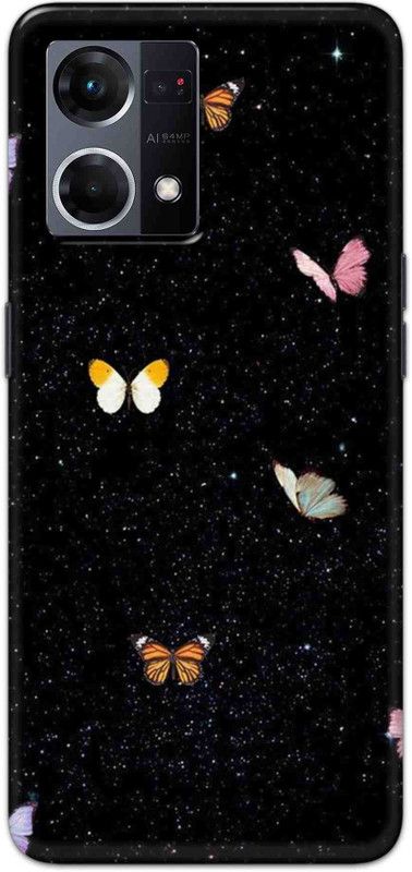 NDCOM Back Cover for Oppo F21s Pro Butterflys In The Sky Printed  (Multicolor, Hard Case, Pack of: 1)