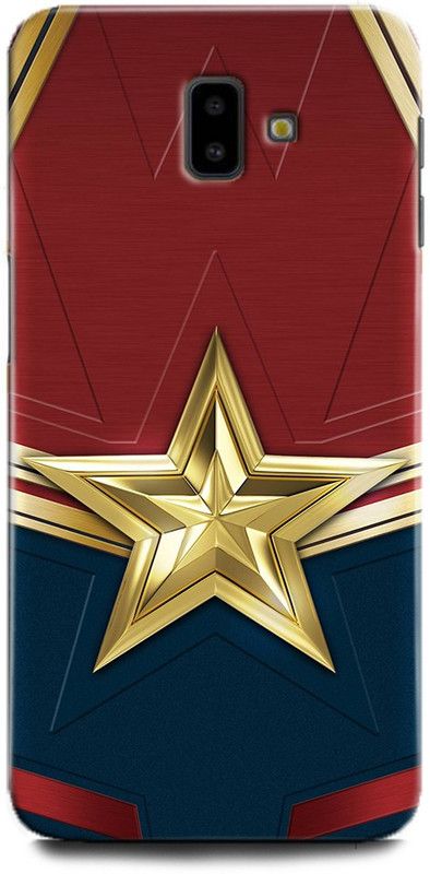Afterglow Back Cover for SAMSUNG Galaxy J6 Plus CAPTAIN MARVEL, MOVIE, MARVEL COMICS, SUPERHERO, AVENGERES  (Multicolor, Shock Proof, Pack of: 1)