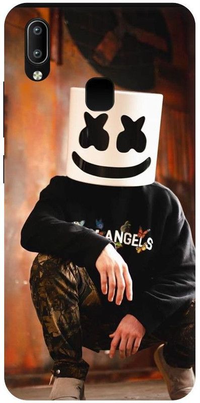 URCHIN Back Cover for Vivo Y91 Marshmello, Marshmello dj, Edm, Marshmallow, Marshmello singer  (Multicolor, Shock Proof, Pack of: 1)