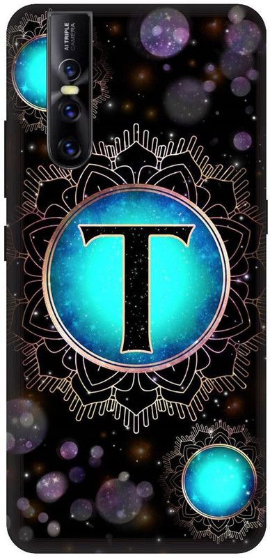 SSMORYA Back Cover for Vivo V15 Pro, Vivo 1818 (T Letter) Printed Back Cover  (Multicolor, Shock Proof, Pack of: 1)