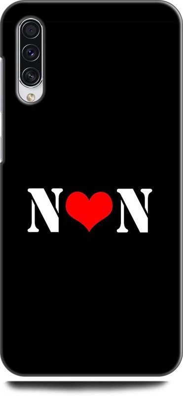Afterglow Back Cover for SAMSUNG Galaxy A50s N N, N LOVES N, N NAME, LETTER, ALPHABET, NN LOVE, HART  (Multicolor, Shock Proof, Pack of: 1)