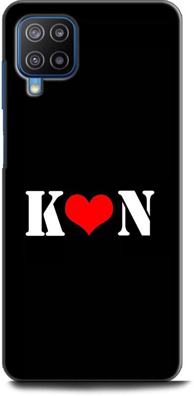 Afterglow Back Cover for SAMSUNG Galaxy F62 K N, K LOVES N, NAME, LETTER, ALPHABET, KN LOVE, HART  (Multicolor, Shock Proof, Pack of: 1)