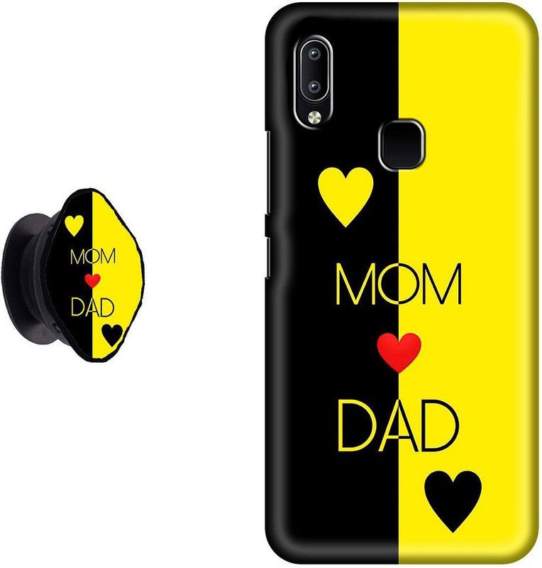 My Swag Back Cover for Vivo Y93  (Black, Yellow, Pack of: 1)