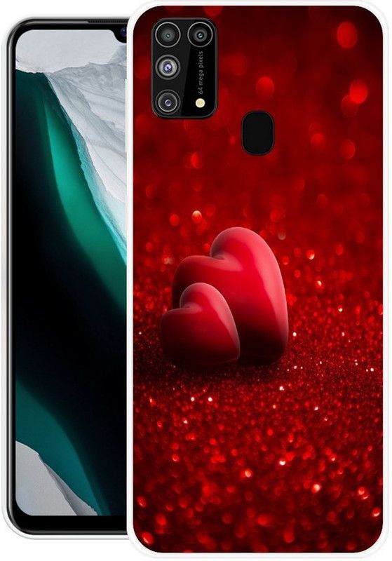 BAILAN Back Cover for amsung Galaxy M31 Prime  (Maroon, Grip Case, Silicon)