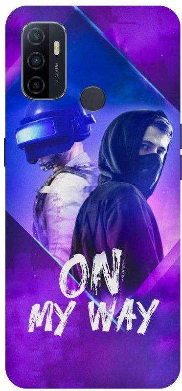 URCHIN Back Cover for Oppo A53 Alan walker, EDM DJ, Faded, Singer, DJ, EDM, Cool, Pubg, on my way  (Multicolor, Shock Proof, Pack of: 1)