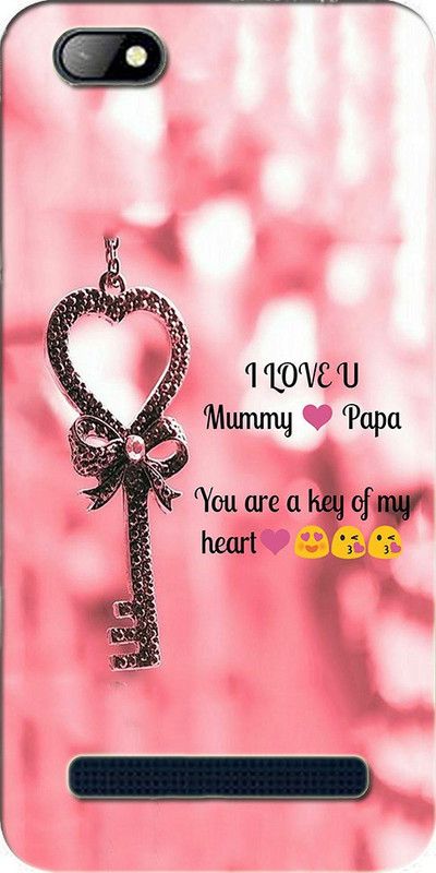 METOO Back Cover for Panasonic P99/P99 Back Cover, Love Key Design Printed Back Cover Print : 126  (Multicolor, Dual Protection, Silicon, Pack of: 1)