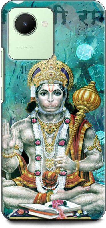 INDICRAFT Back Cover for Realme Narzo 50i Prime, RMX3506 HANUMAN JI , LORD HANUMAN, GOD, BAJRANGBALI  (Multicolor, Shock Proof, Pack of: 1)