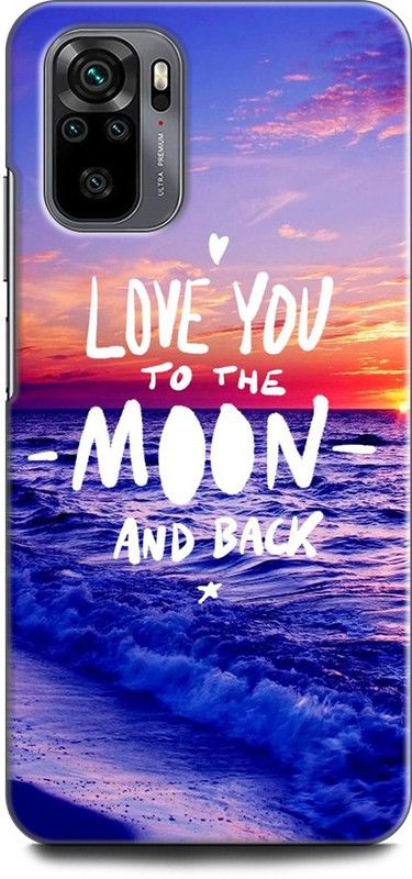 KEYCENT Back Cover for REDMI Note 10 LOVE YOU, LOVE, MOON, NATURE, RRLIGIOUS, POSITIVE  (Multicolor, Pack of: 1)