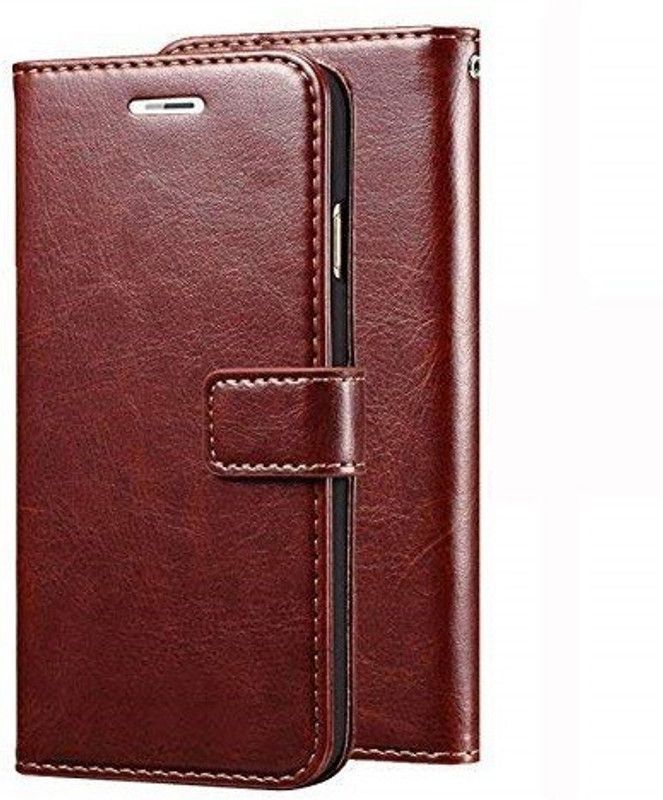 AMETHYST Flip Cover for Samsung Galaxy M20  (Brown, Shock Proof, Pack of: 1)