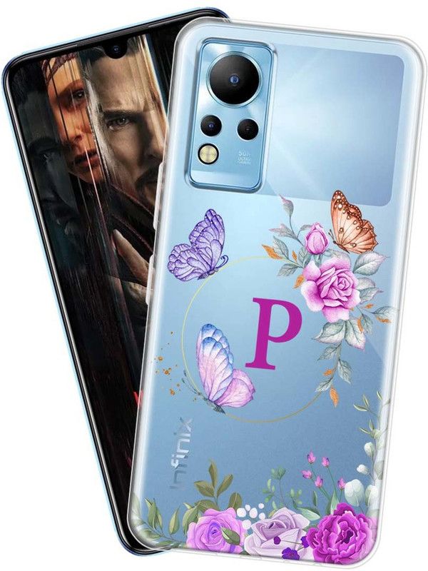 Fashionury Back Cover for Infinix Note 12  (Blue, Silicon, Pack of: 1)