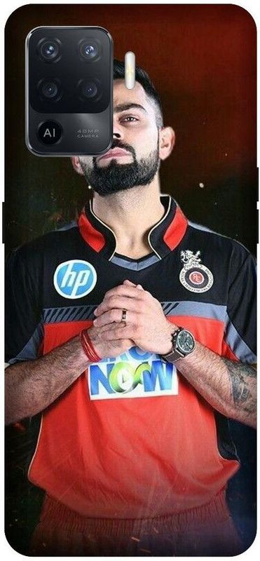 VS PRINT LINK Back Cover for OPPO F19 Pro (4G) , CPH2285 , Kohli,MS Dhoni,rohit sharma , Printed  (Red, Hard Case, Pack of: 1)