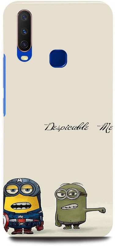 ZIGTOZAG SHOPPE Back Cover for vivo Y12  (Beige, Hard Case)
